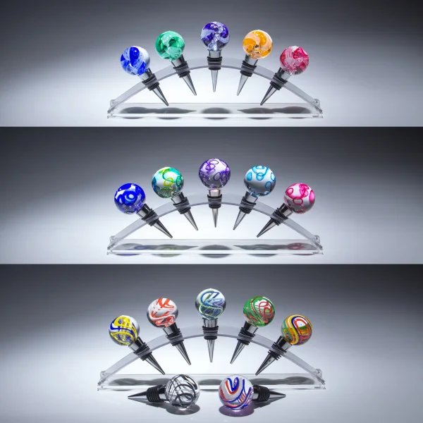 glass wine stoppers