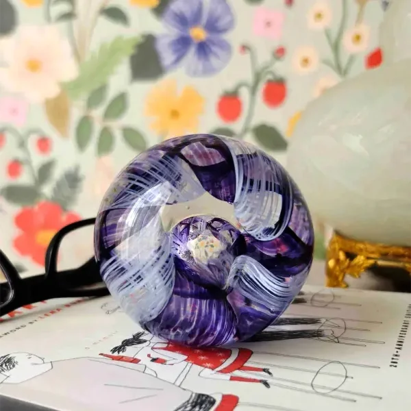 Circle of Life Paperweight - Violet