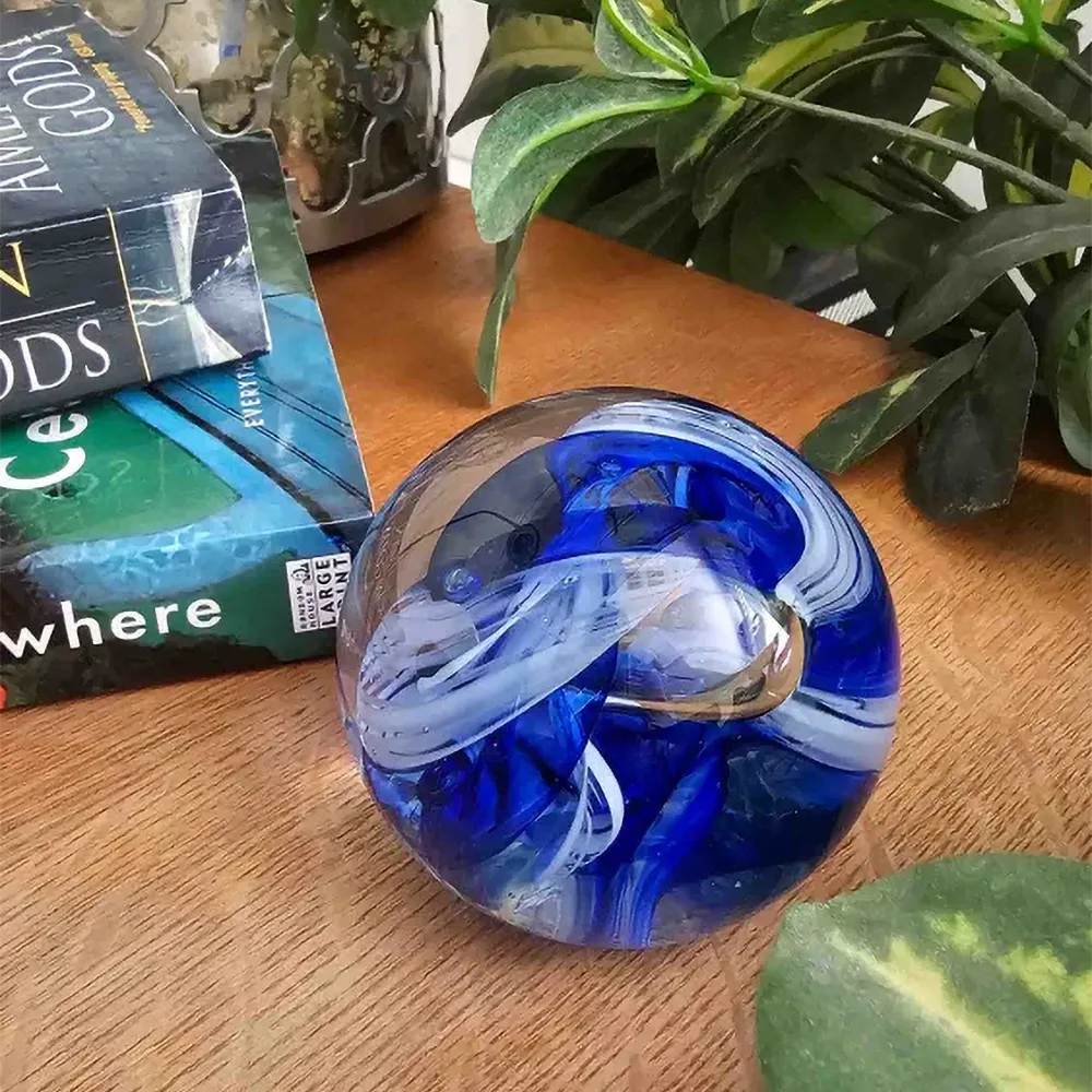 Circle of Life Paperweight - Royal Blue - Image 5