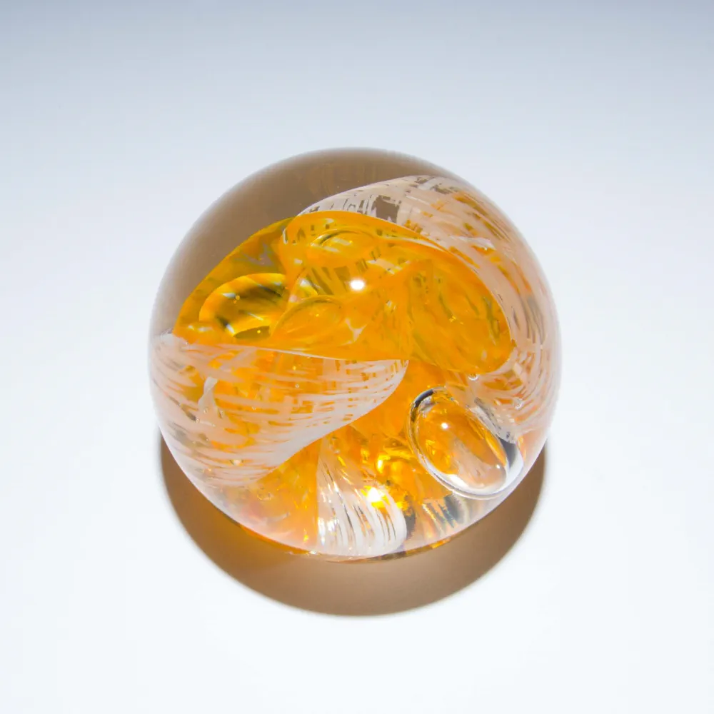 Circle of Life Paperweight - Orange - Image 2