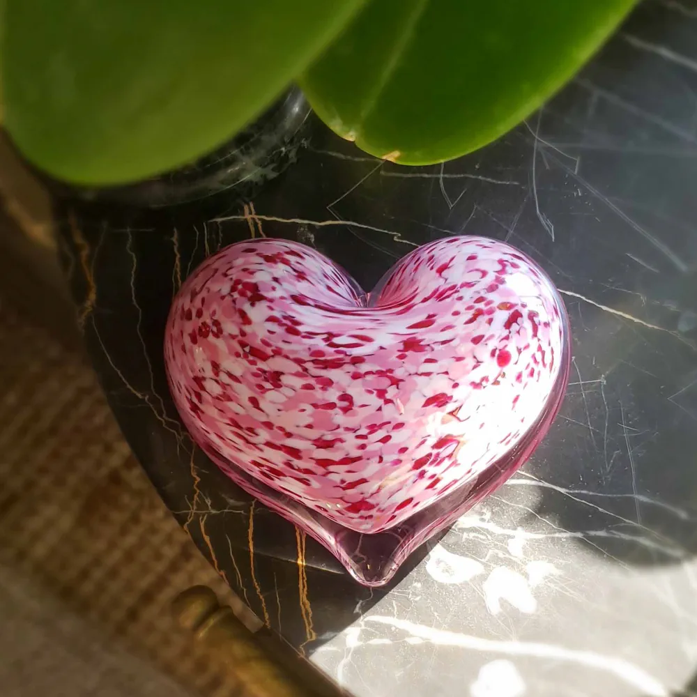 Heart Paperweight - Wild Rose - Image 4