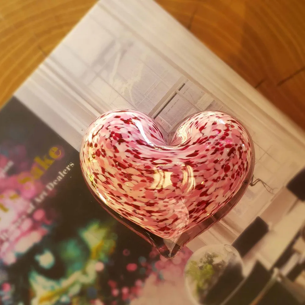 Heart Paperweight - Wild Rose - Image 3