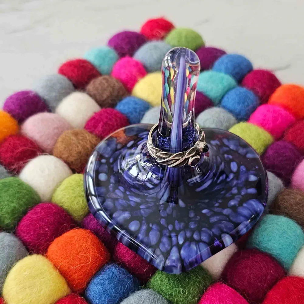 Glass Ring Holder - Amethyst - Image 3