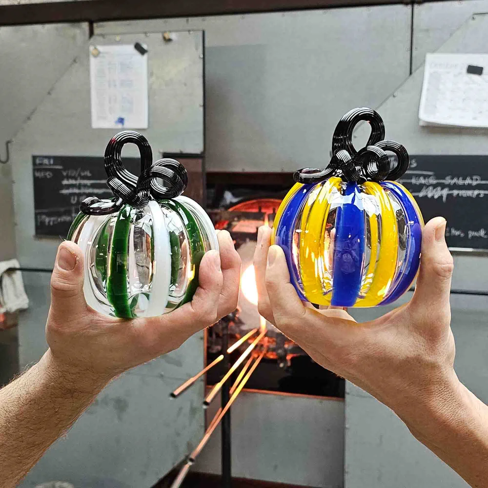 U of M and State themed pumpkins