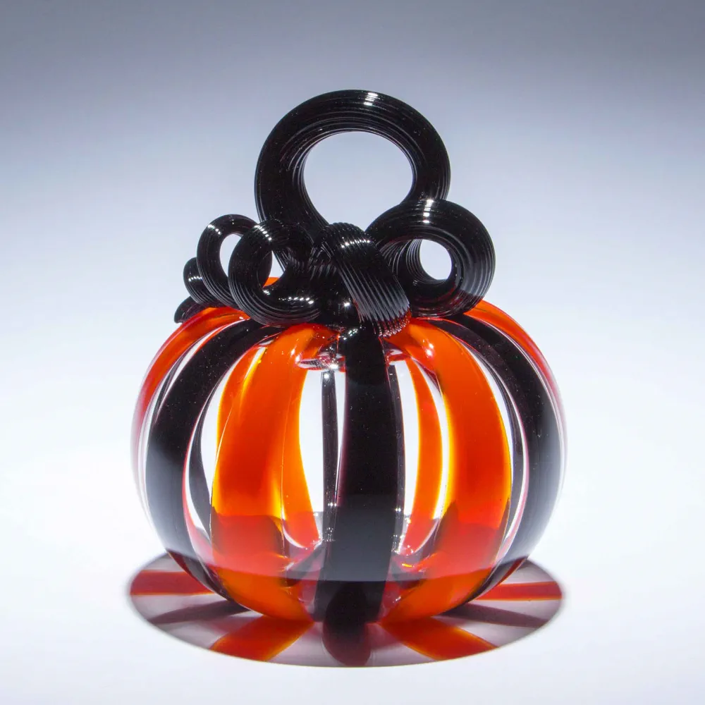 Samhain Glass Pumpkin - Image 2