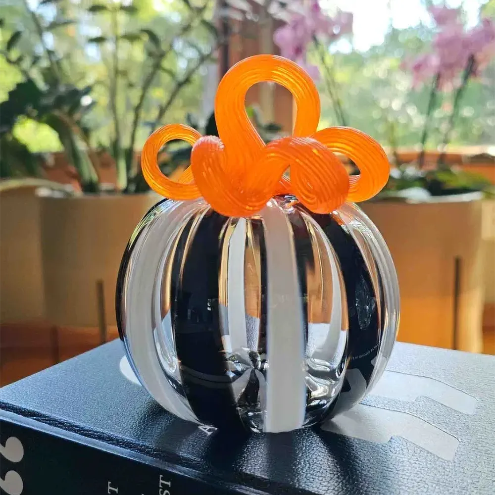 Tricky Treat Glass Pumpkin - Image 3