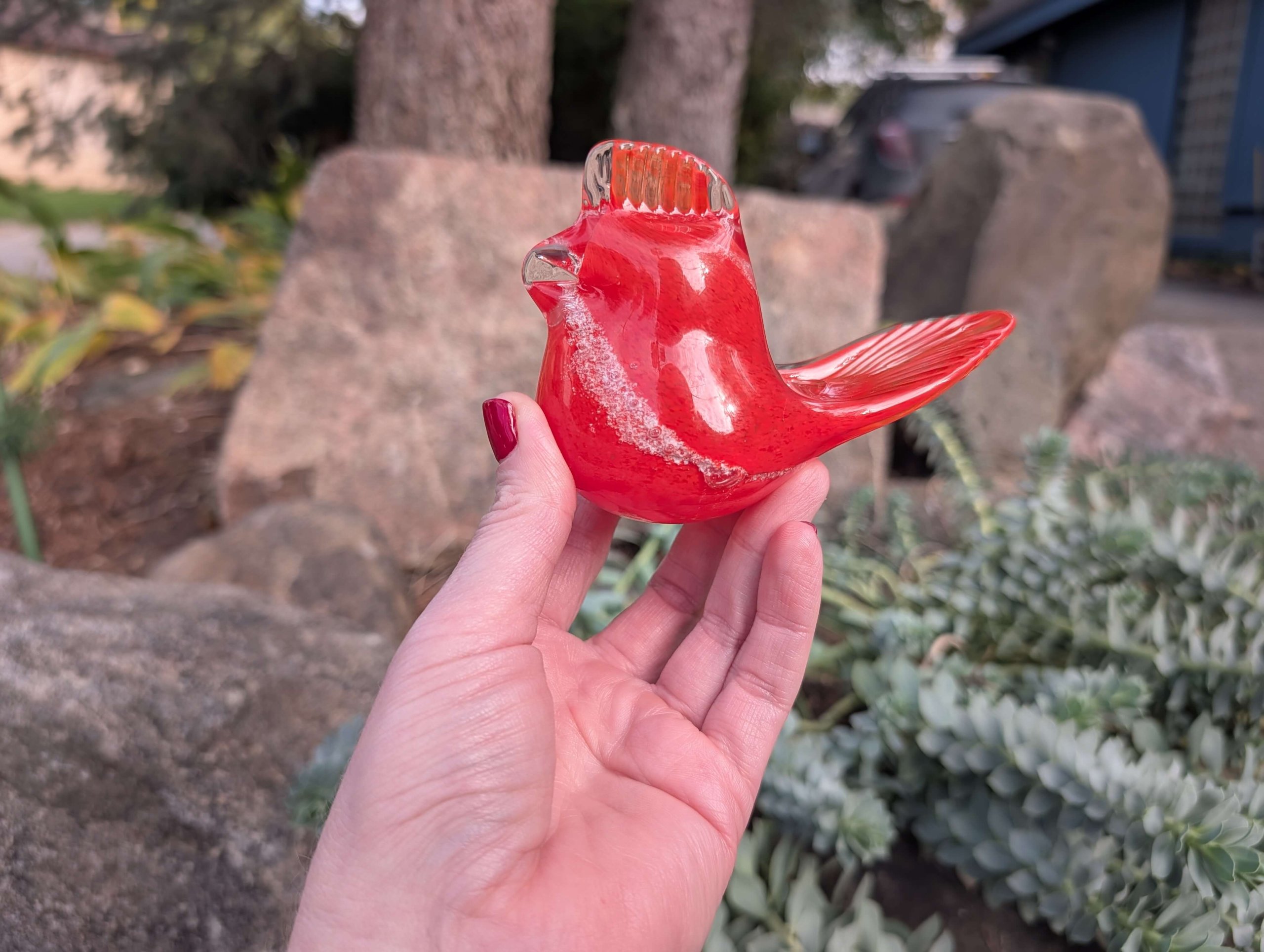 Unique & deeply personal memorial glass art pieces